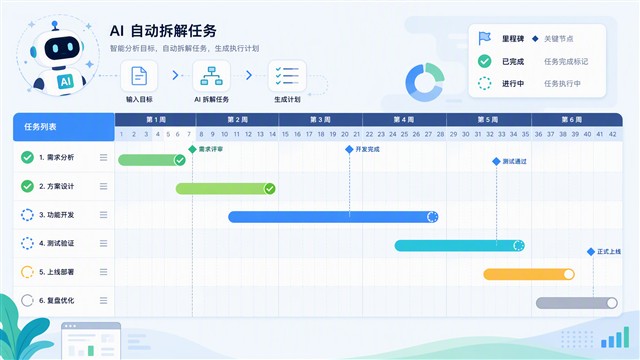任务拆解甘特图